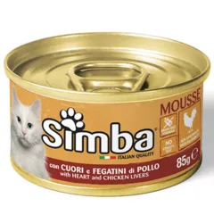 SIMBA GATTO (CŒUR ET FOIE DE POULET) 85 GR*24