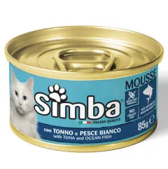 SIMBA GATTO (THON POISSON BLANC) 85 GR*24