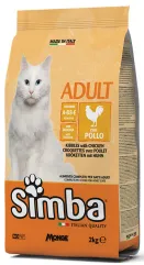 SIMBA CHAT CROQ. POULET 2KG*6