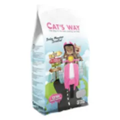CAT'S WAY 5L WHITE COMPACT CAT LITTER (BABY POWDER )
