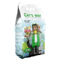 CAT'S WAY 18L WHITE COMPACT CAT LITTER ALOEVERA SCENTED