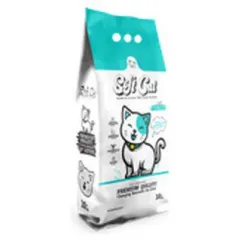 SOFTCAT 10LT WHITE BENTONITE CAT LITTER (MARSEILLE SOAP)