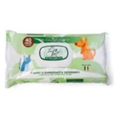 LINGETTES HYGIÉNIQUES ET NETTOYANTES 40 PCS À L'HUILE ESSENTIELLE DE TEA TREE