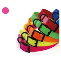 COLLIER EN BIOTHÈNE NEON FUCSIA 50X2,0 CM