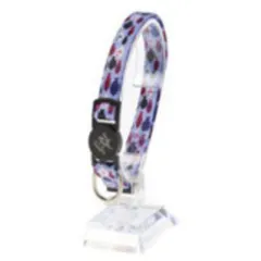 COLLIER POUR CHATS IMPRIMÉ POISSON COULEURS ASS.