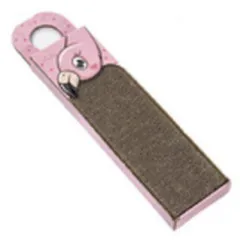 GRIFTOIR EN CARTON FLAMANT ROSE 45X13 CM