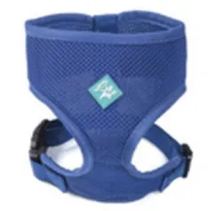 HARNAIS DOUX EN MAILLE BLEU M 41-48 CM