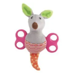 KANGOUROU EN PELUCHE AVEC RÉSERVOIR À FRIANDISES ET ANNEAUX EN…