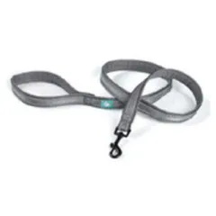 LAISSE EN NYLON ET MAILLE GRIS M 120X2,0 CM