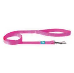 LAISSE EN NYLON ROSE FLUO M 120X2,0 CM