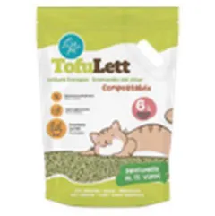 TOFULETT LITIÈRE EN TOFU 6 L PROF. THÉ VERT